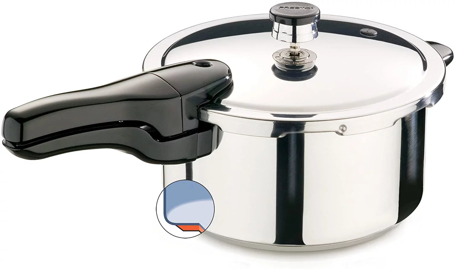 4-Quart Stainless Steel Pressure Cooker L75563