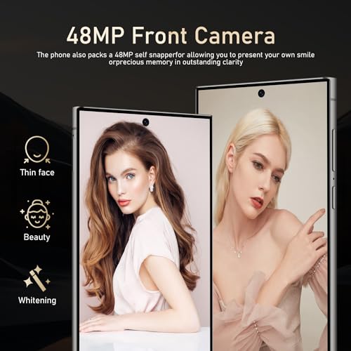 Unlocked 5G Smartphone, 6.8" 6800mAh Dual SIM, White N30702
