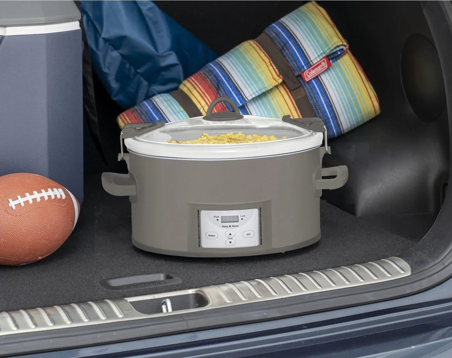 Programmable Slow Cooker, 7-Quart, Grey P4291