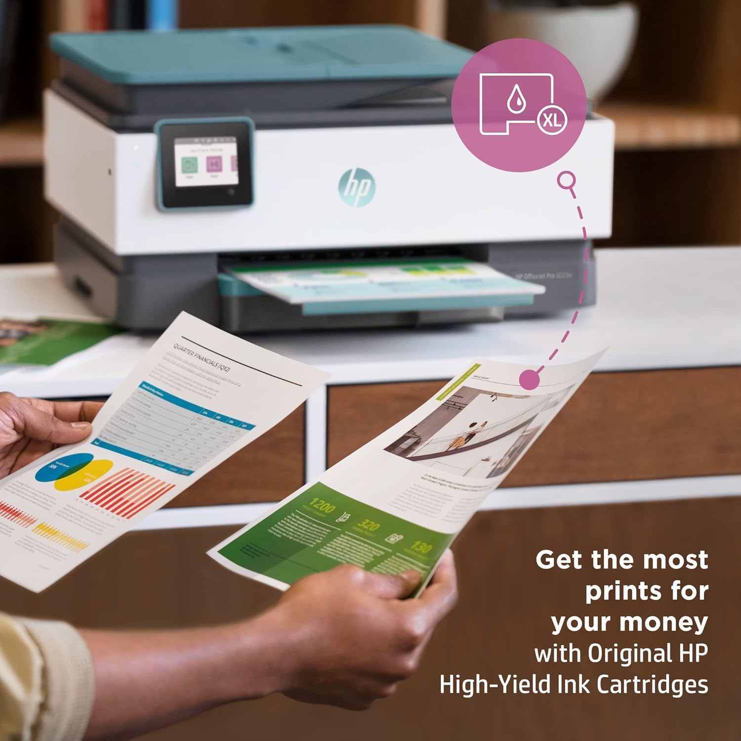 Wireless All-in-One Printer Scanner Copier Fax with Touchscreen F5936