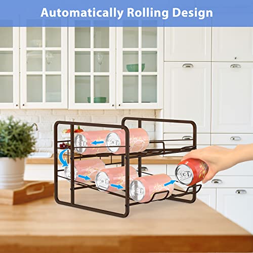 Soda Can Organizer for Refrigerator, 2 Pack O2472