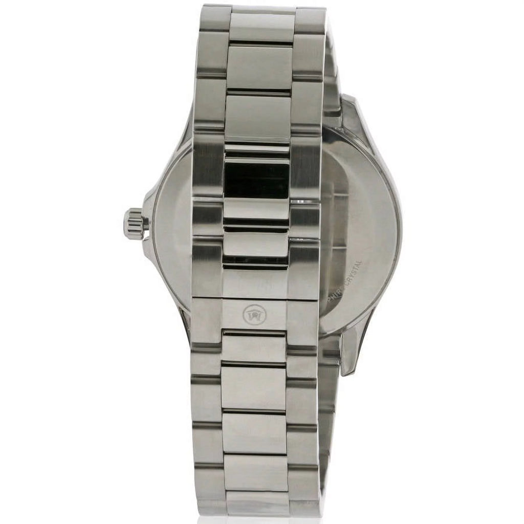 Men's Stainless Steel Watch with Black Dial R486