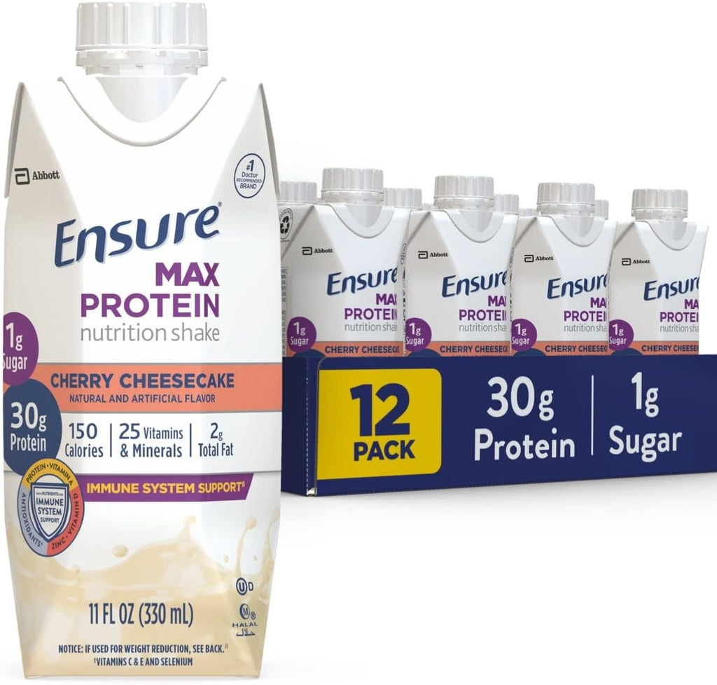 Protein Nutrition Shakes, Variety Pack, 30g Protein, 11 fl oz, 12 Count A853