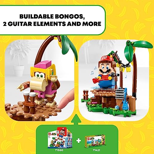 Dixie Kong’s Jungle Jam Expansion Set 71421, Buildable Toy Game for Ages 7-9 V63205
