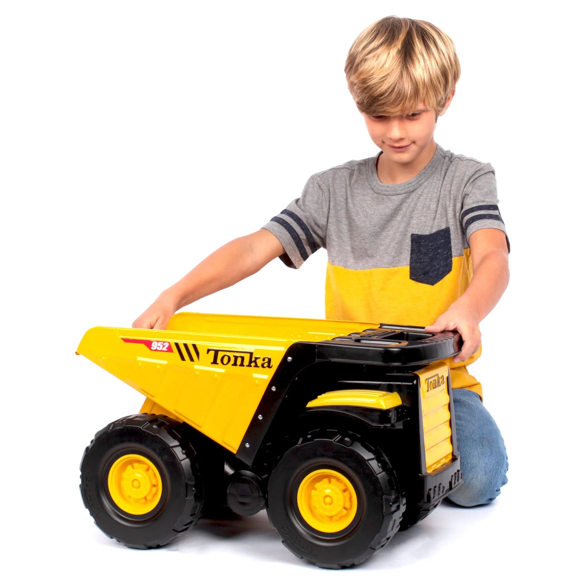 Steel Dump Truck Toy, Yellow K83626