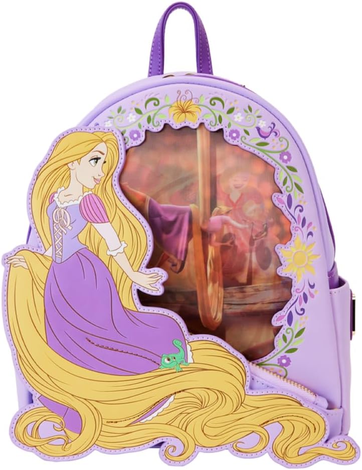 Loungefly Disney Tangled Rapunzel Lenticular Mini Backpack