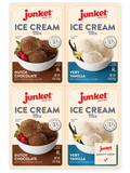 Junket Ice Cream Mix Bundle - 2 Vanilla, 2 Chocolate (4 Total)