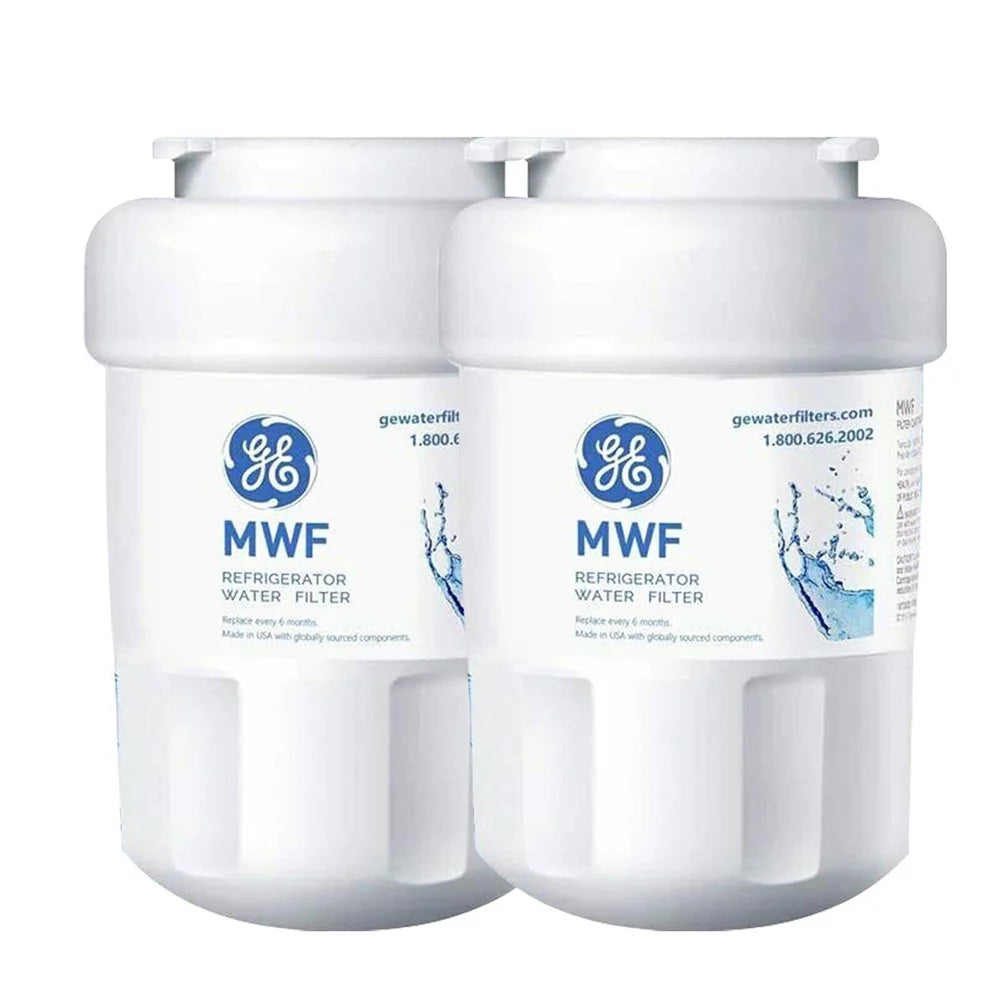 2 Pack G-E MWF New Genuine Sealed GWF 46-9991 MWFP Smartwater Fridge Water Filter