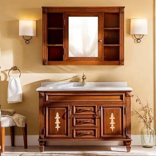 Wood Appliques Unpainted Carved Decals for Furniture Wall Cabinet Decor X560565
