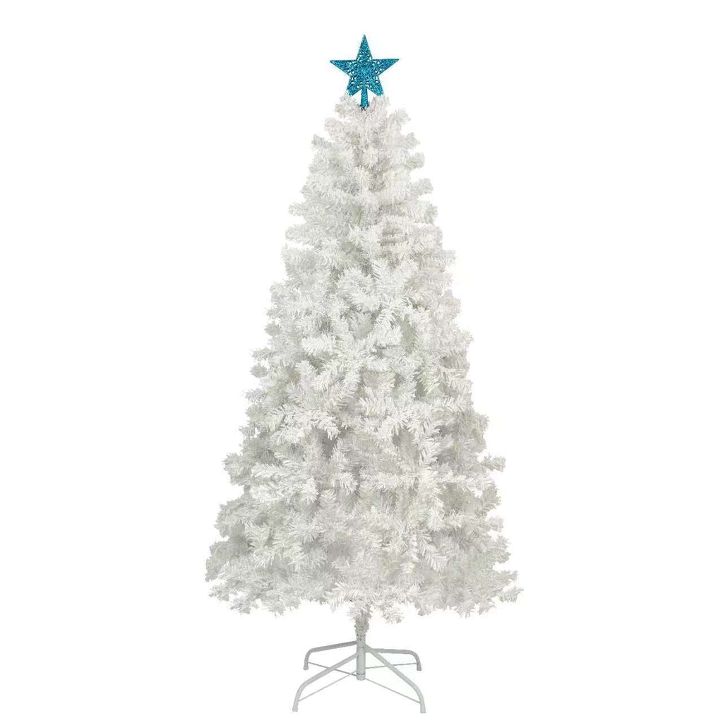 6FT Pre-lit Artificial Christmas Tree with 300 Tri-Color Lights and Star Top E161241