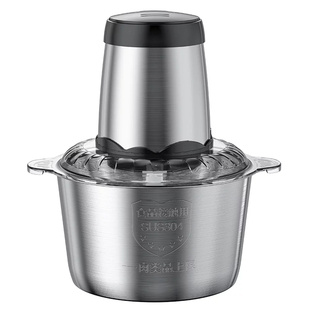 ammoon High Power Electric Meat Grinder, 2 Speed Stainless Steel Blender, Large 3L Capacity