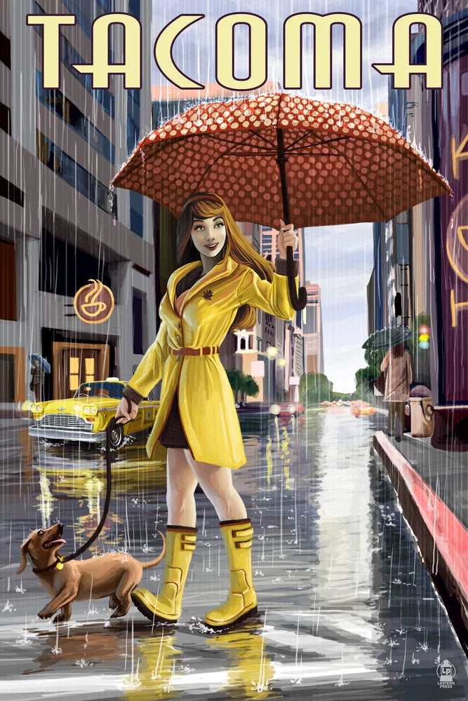 Rain Girl 19x27 inches 500 Piece Jigsaw Puzzle for Adults and Family D959396