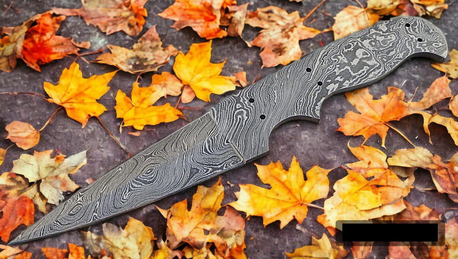 Damascus steel Full Tang Blank Blade Knife Blank for Knife Making P547757