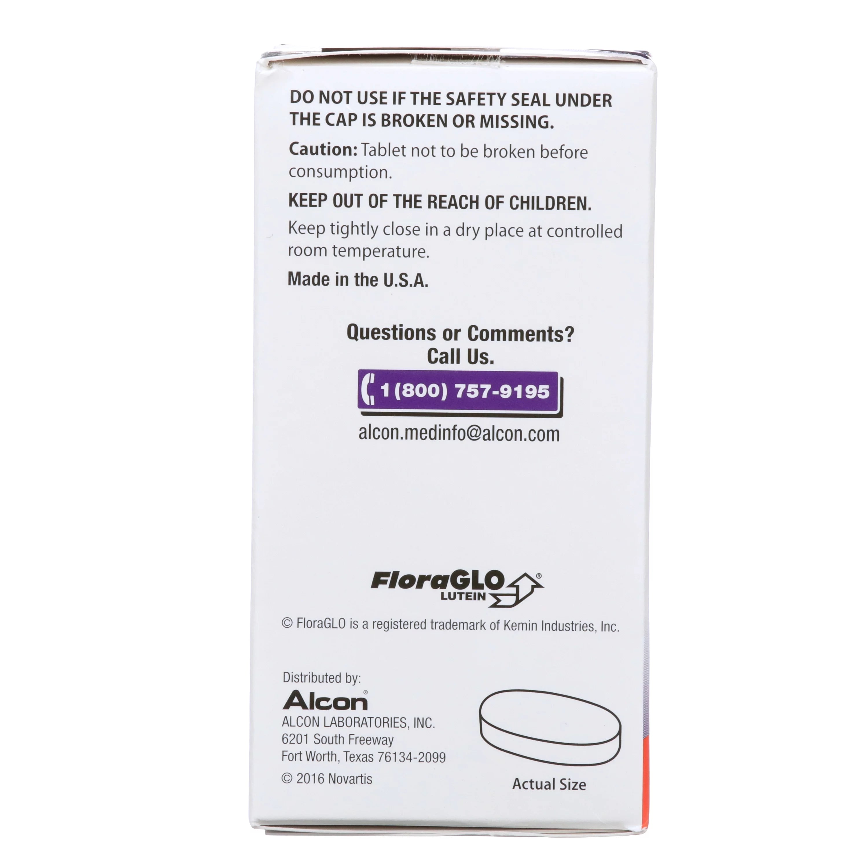 Multivitamin Eye Support Coated Tablets, 100 Count P325683