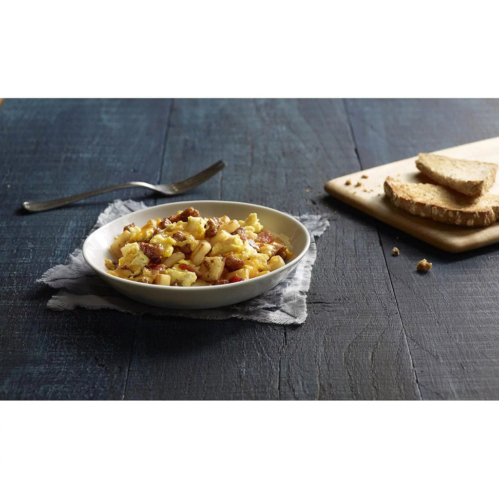 Meat Lovers Breakfast Bowls - 24 Frozen Bowls with Potatoes, Sausage, Eggs, Cheddar and Bacon J3263