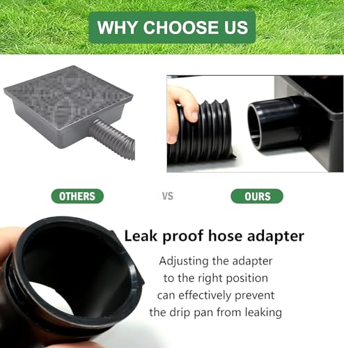 Gutter Downspout Extension, No Dig Catch Basin, Extendable 1.34' to 5.1' H279