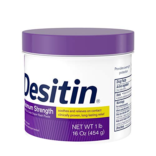 Diaper Rash Cream with 40% Zinc Oxide, 16 oz U9724